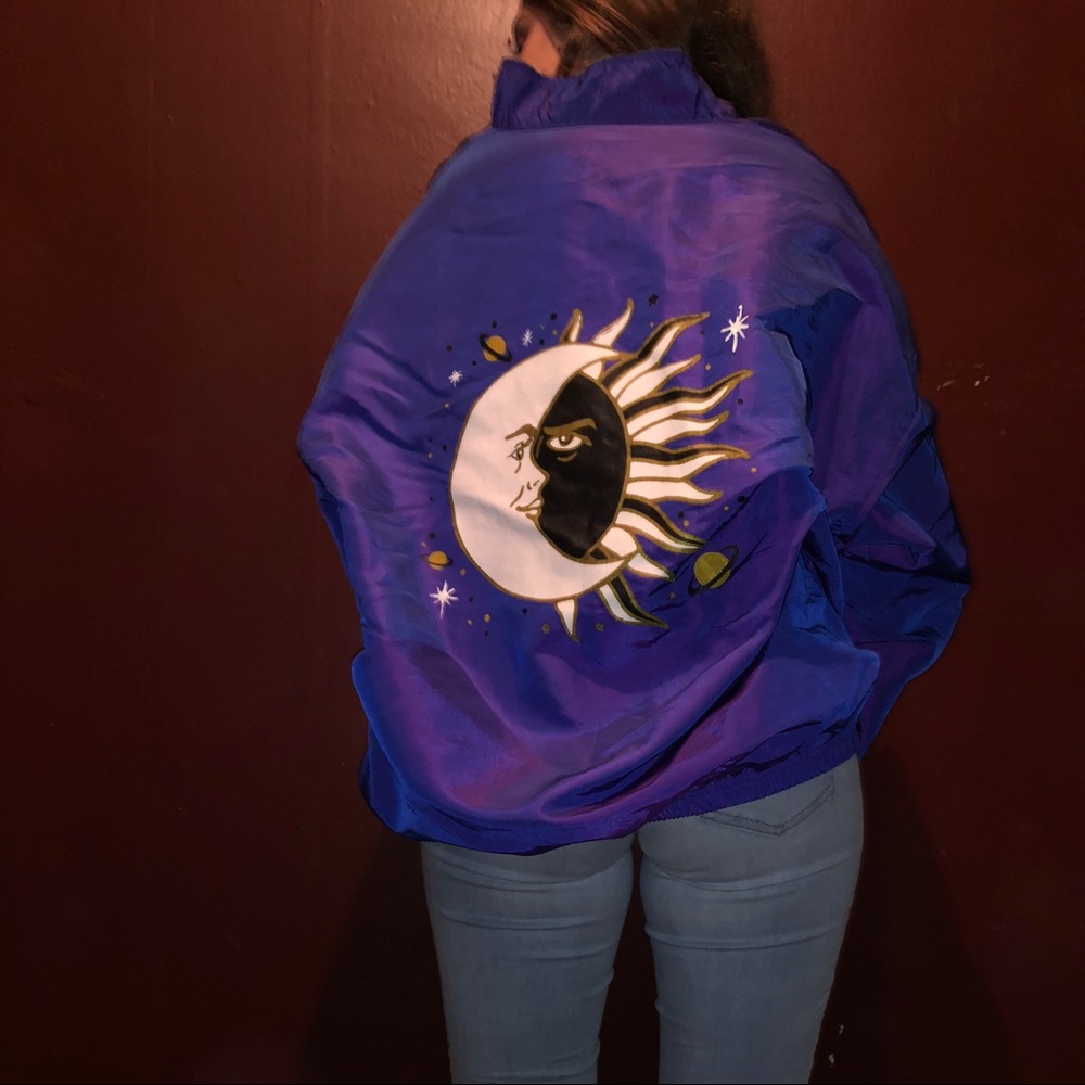 Sun and moon windbreaker size large